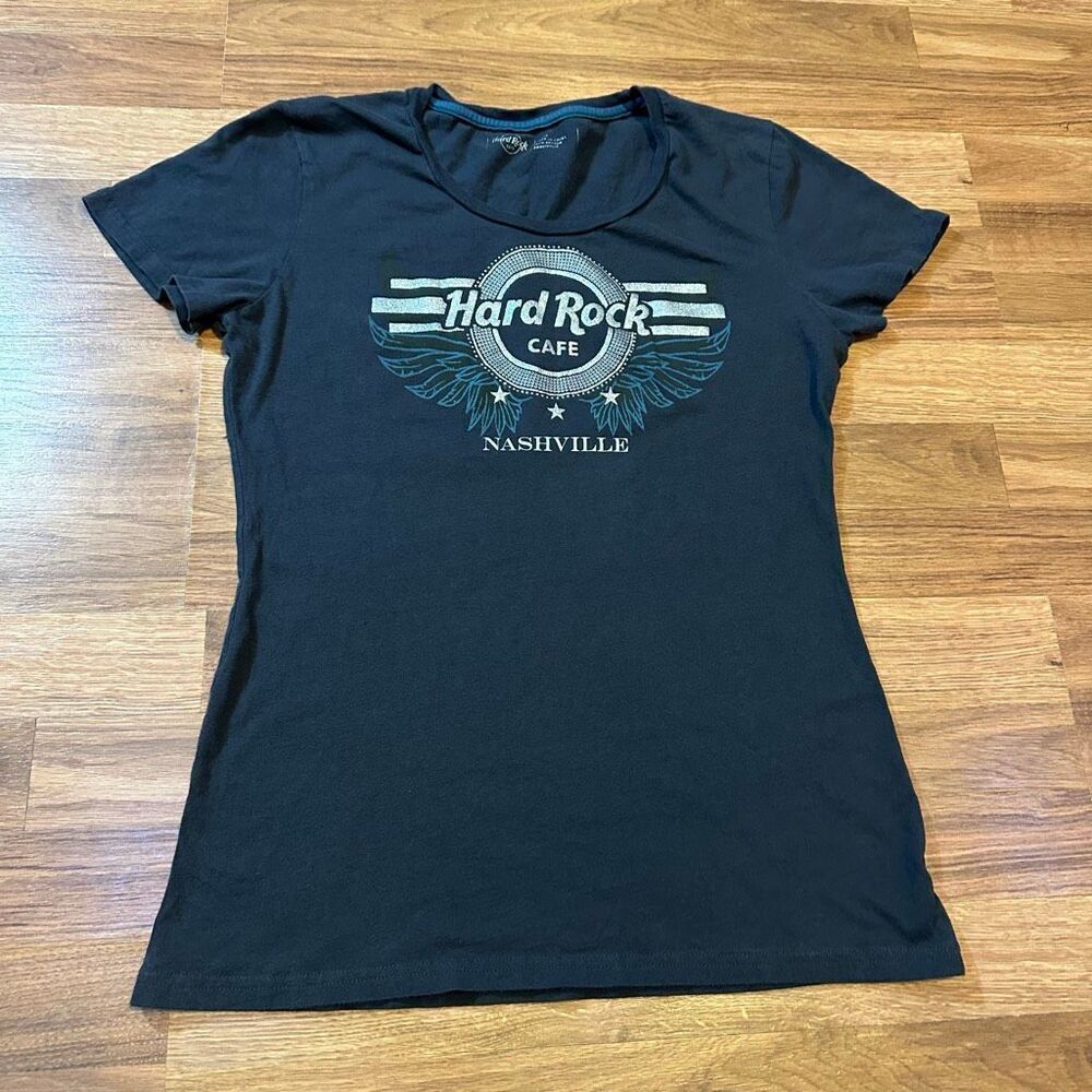 Hard rock Café Nashville Crew Neck Short Sleeve Shirt | Women Size Large